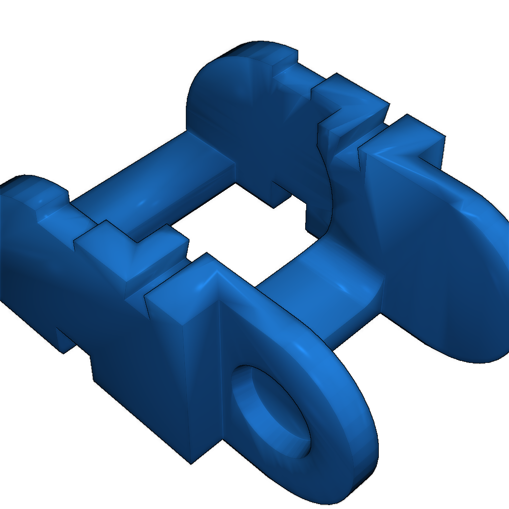 Открытый конец кабельной цепи для Prusa 8mm