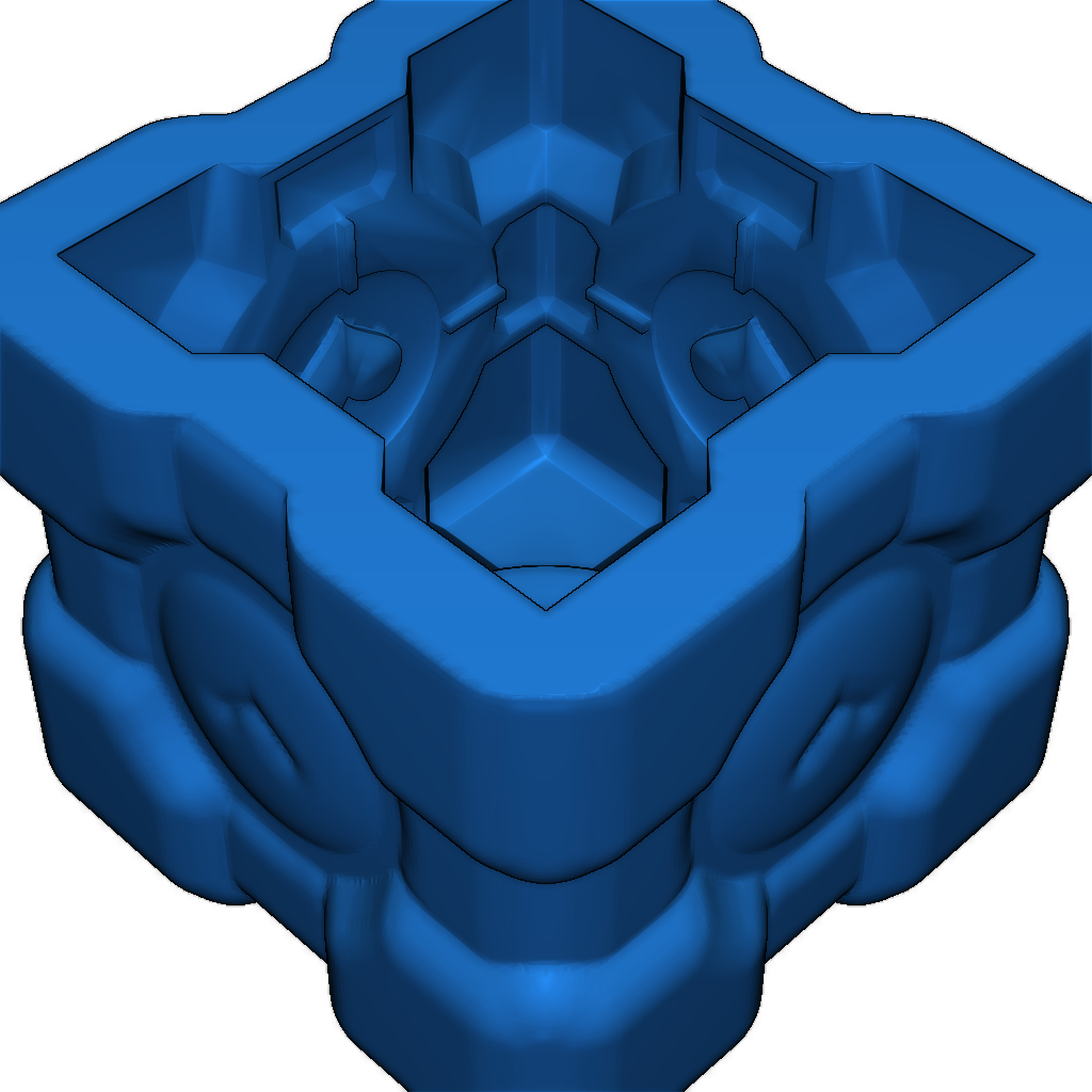 Форма для отливки Куба-Компаньона с открытым лицом