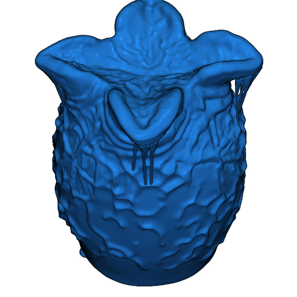 Светильник-накрытие для свечи в форме яйца пришельца