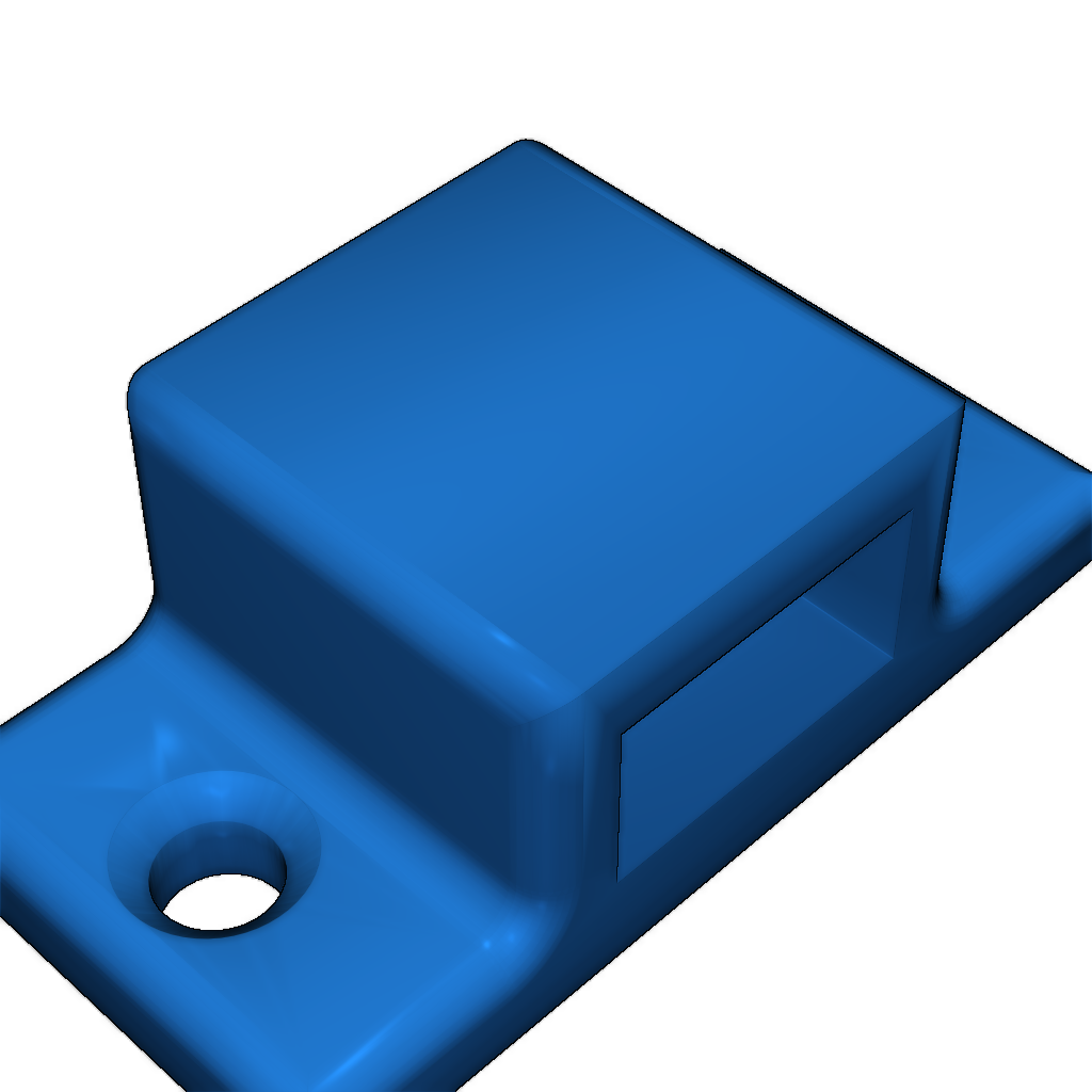 Скользящий дверной засов для печати в сборе