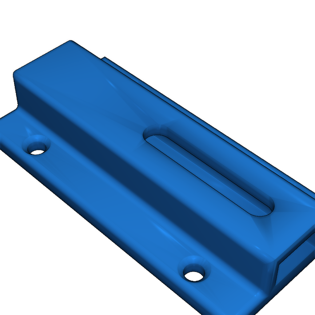Скользящий дверной засов для печати в сборе