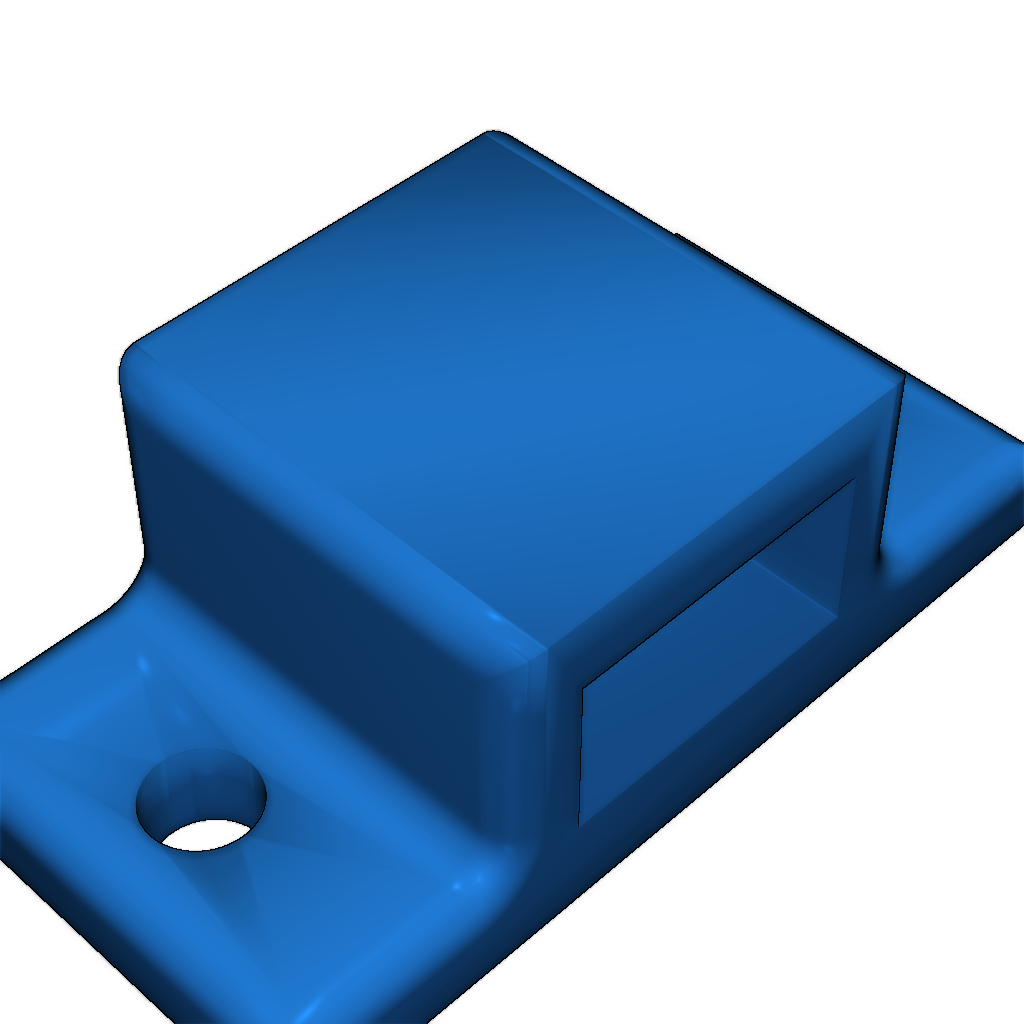 Скользящий дверной засов для печати в сборе