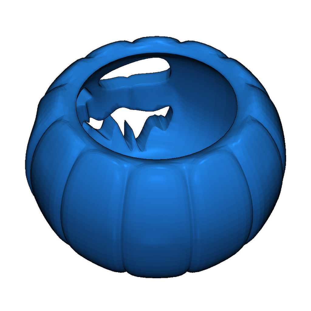 Тыква Джека с открытым ртом