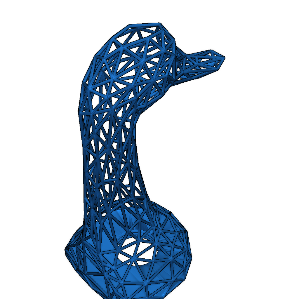 Книга-держатель в форме головы утки