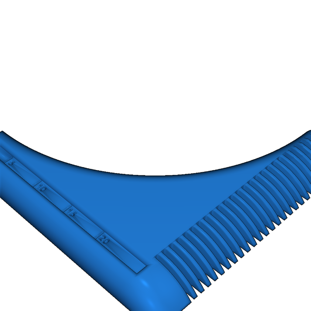 Инструмент для расчесывания бороды с открытым исходным кодом