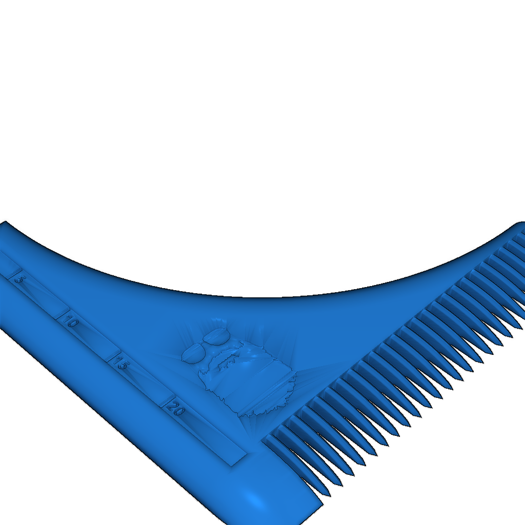 Инструмент для расчесывания бороды с открытым исходным кодом