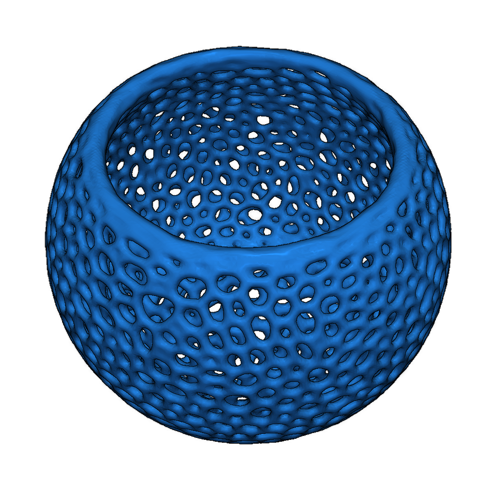 Большая открытая чаша с ячейками