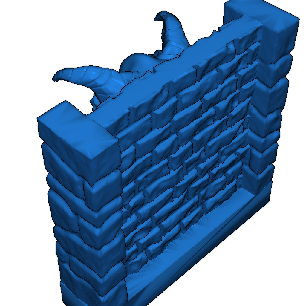 Wall Face - открытый замок