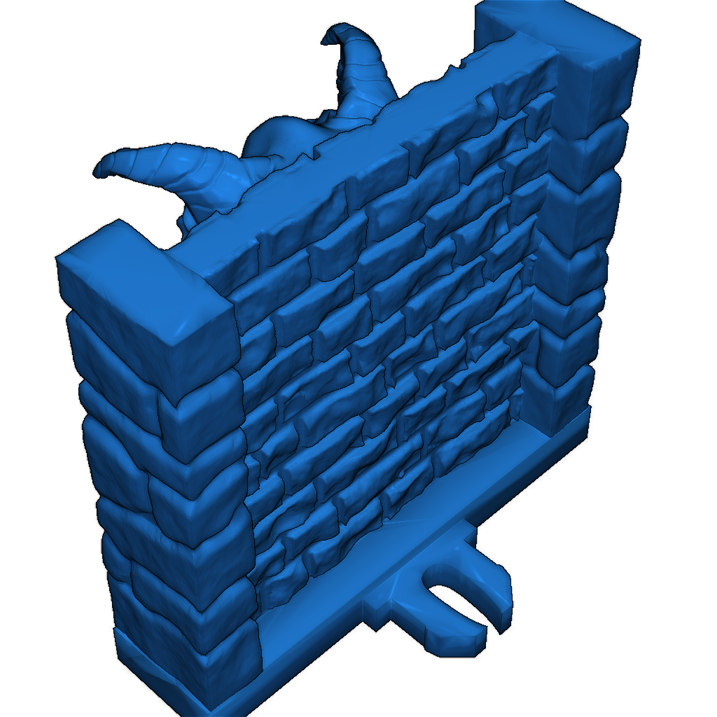 Wall Face - открытый замок