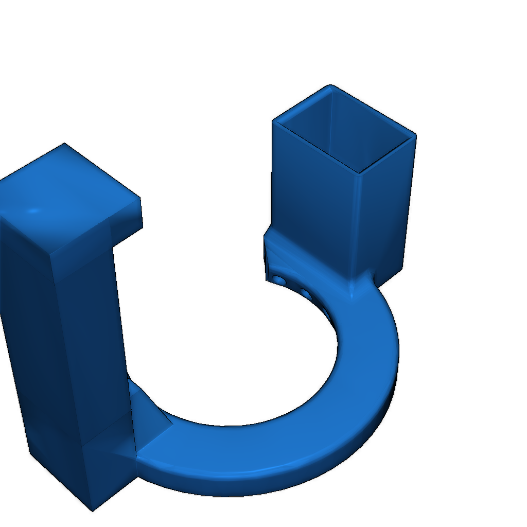 Трубка вентилятора для Anet A6 с крепежом