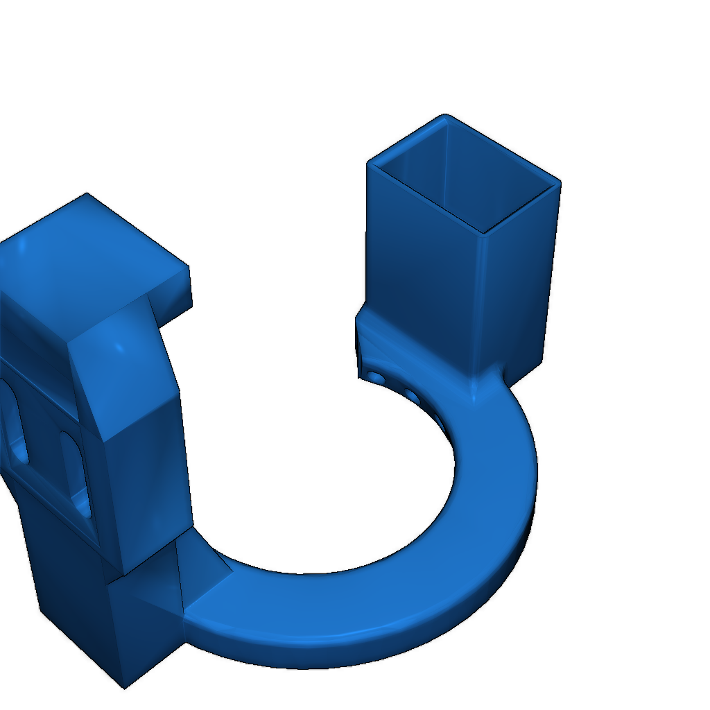 Трубка вентилятора для Anet A6 с крепежом