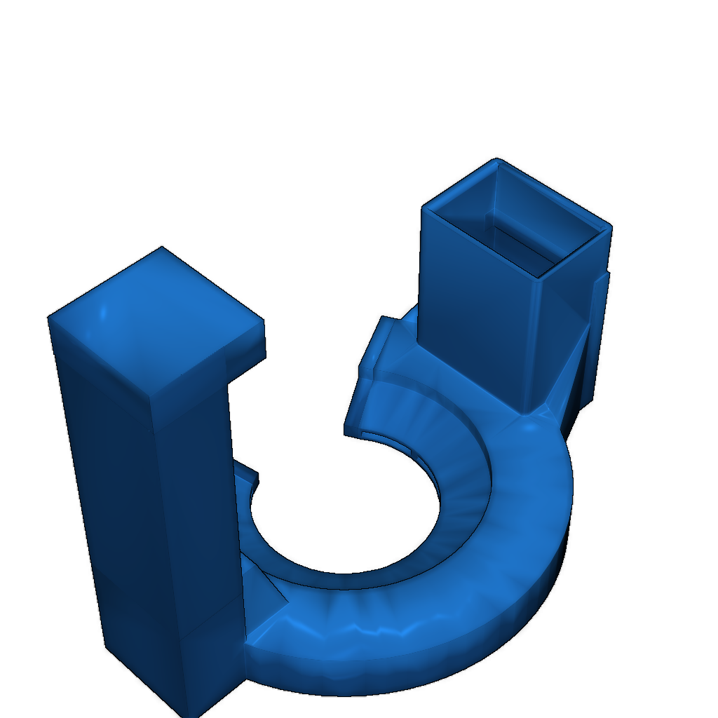 Трубка вентилятора для Anet A6 с крепежом