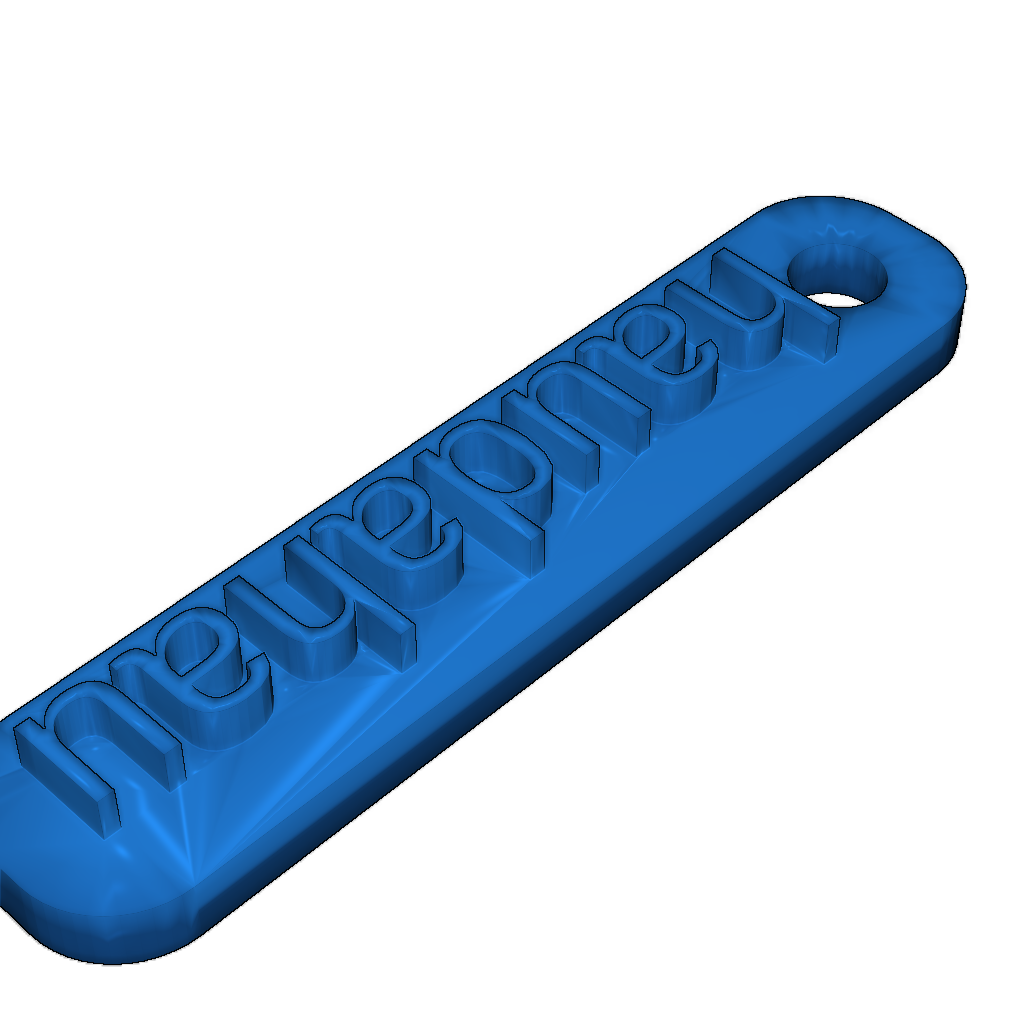 Настраиваемый простой брелок