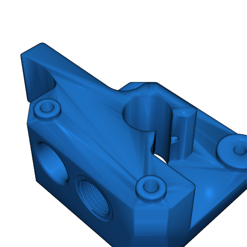 Экструдер с открытой крышкой V2