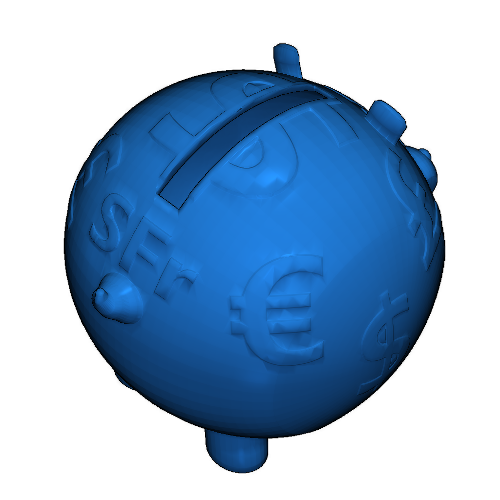 Копилка-свинка с открывающейся крышкой
