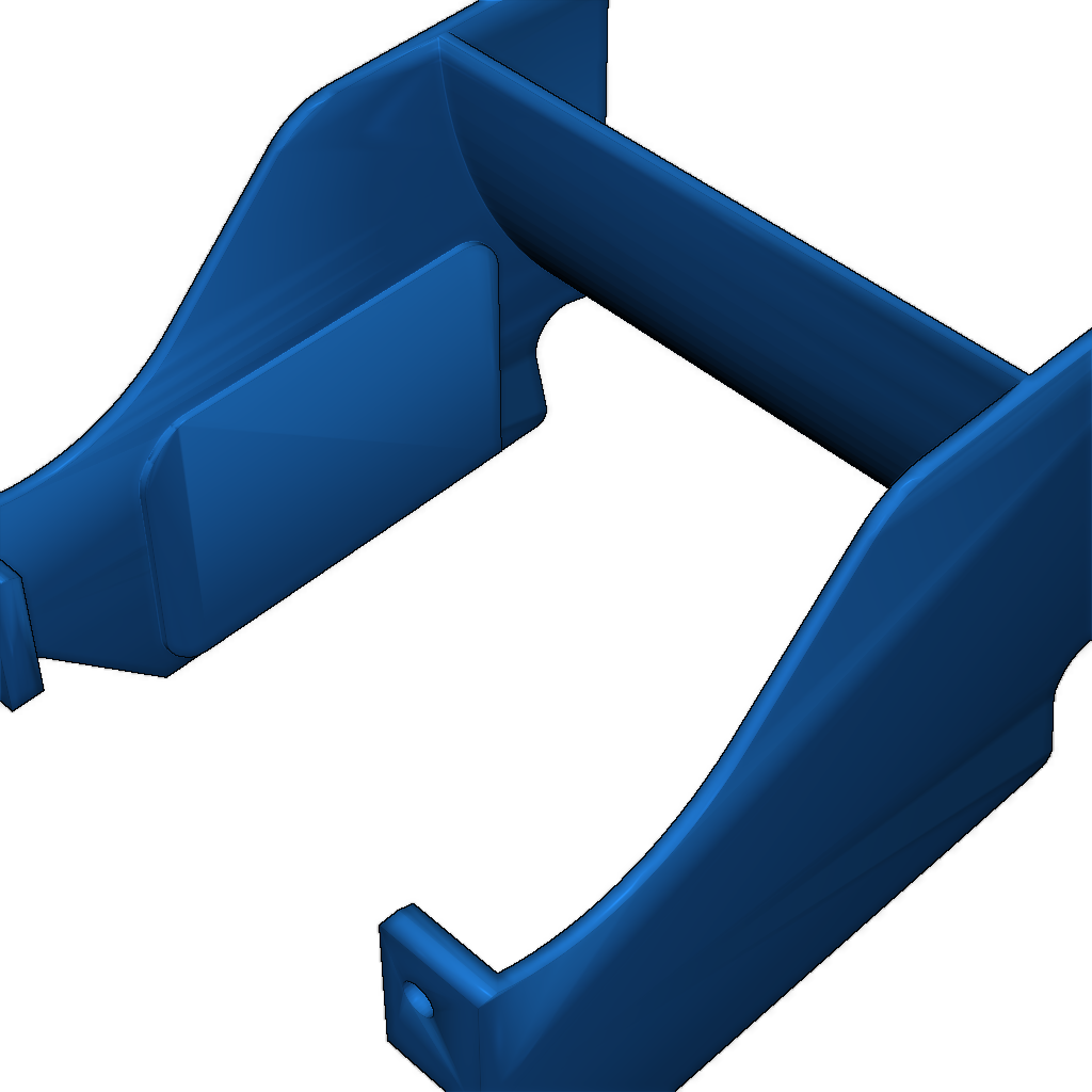 Заднее крыло Open RC с поддержками