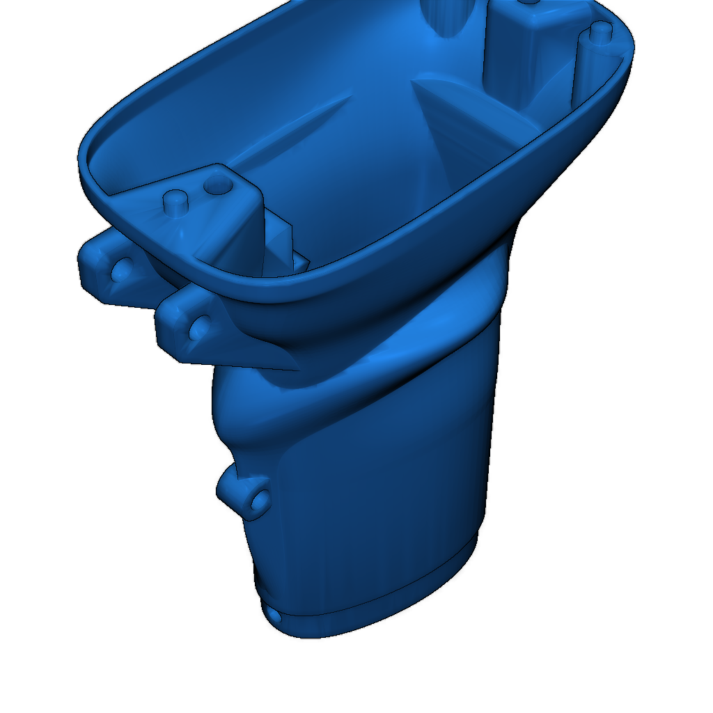 3D печатный внешний мотор для радиоуправляемых лодок