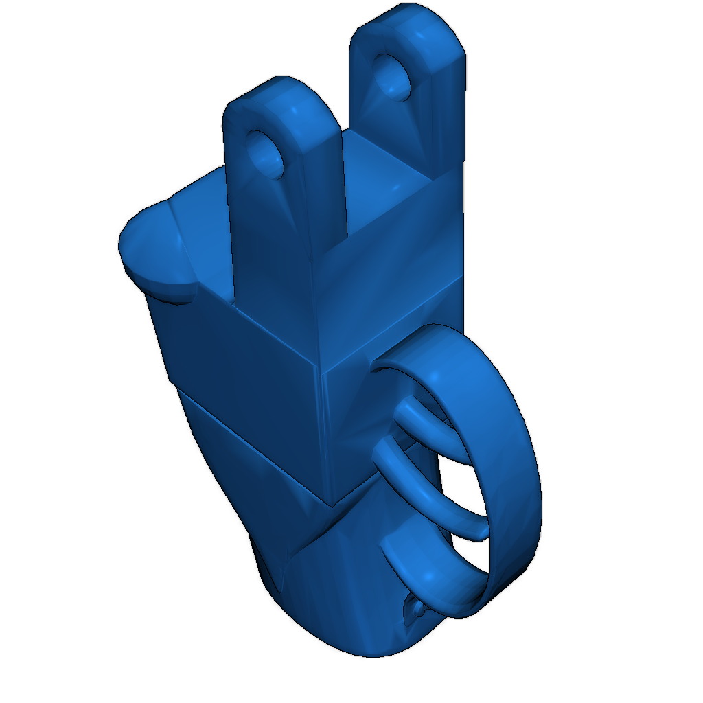 Модель ружья с разъемным стволом