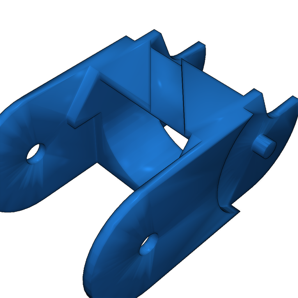 Открытая цепь для кабелей с несколькими концами