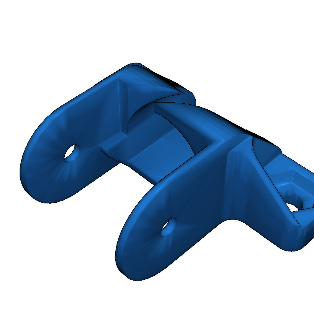 Открытая цепь для кабелей с несколькими концами