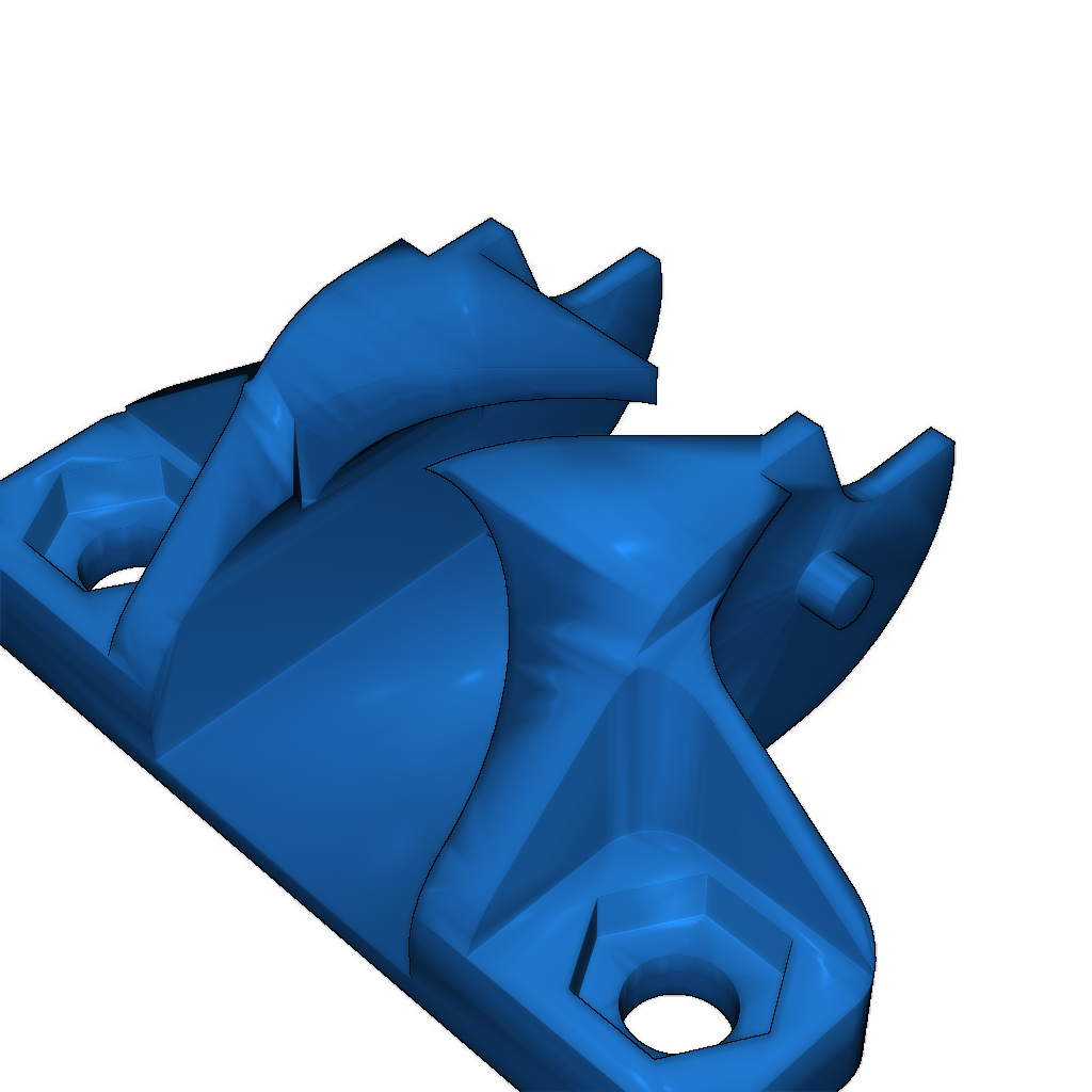 Открытая цепь для кабелей с несколькими концами