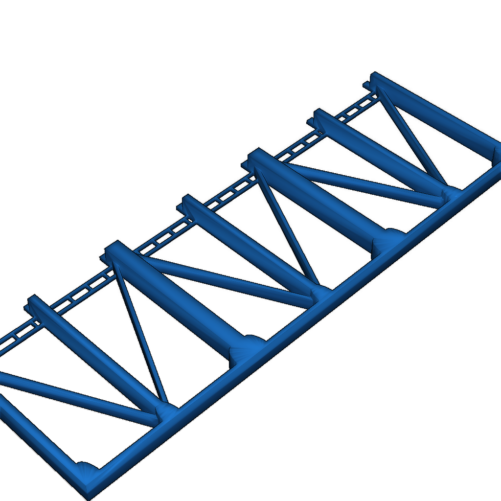 Модульный мост для железной дороги H0