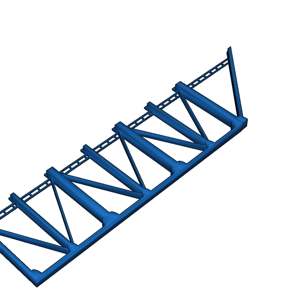 Модульный мост для железной дороги H0