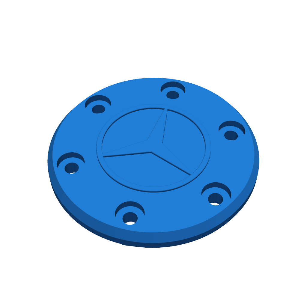 Логотип Mercedes для центральной части Logitech G920