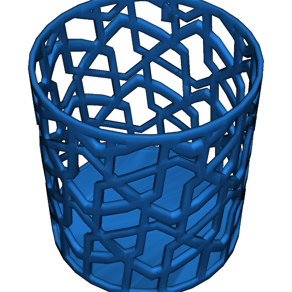 Геометрическая подставка для ручек/карандашей
