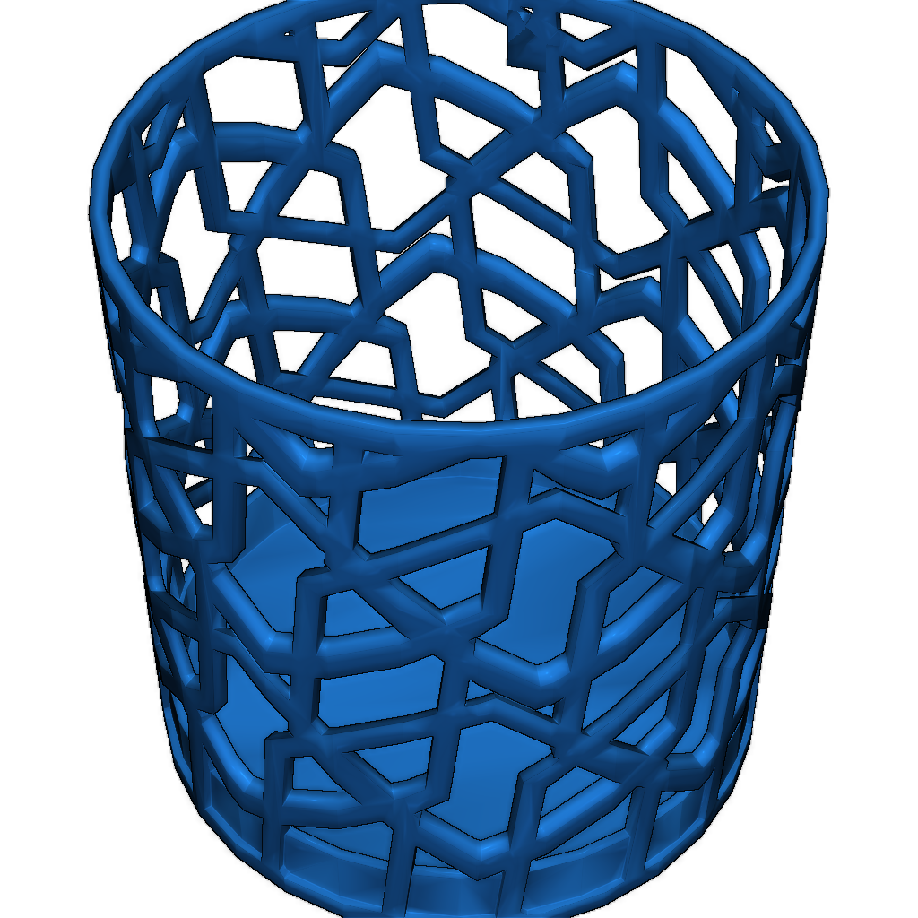 Геометрическая подставка для ручек/карандашей