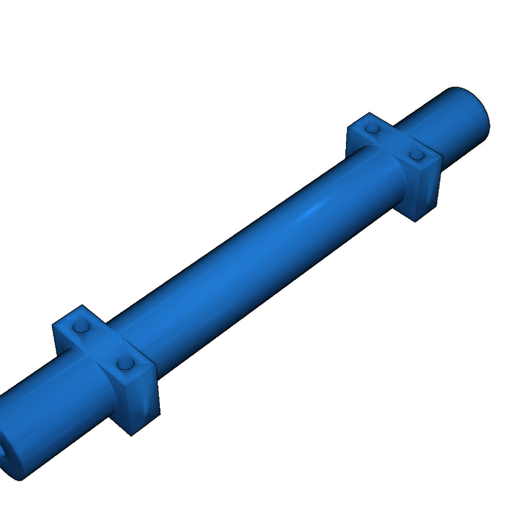 Основной проект прицепа: ось и колесо