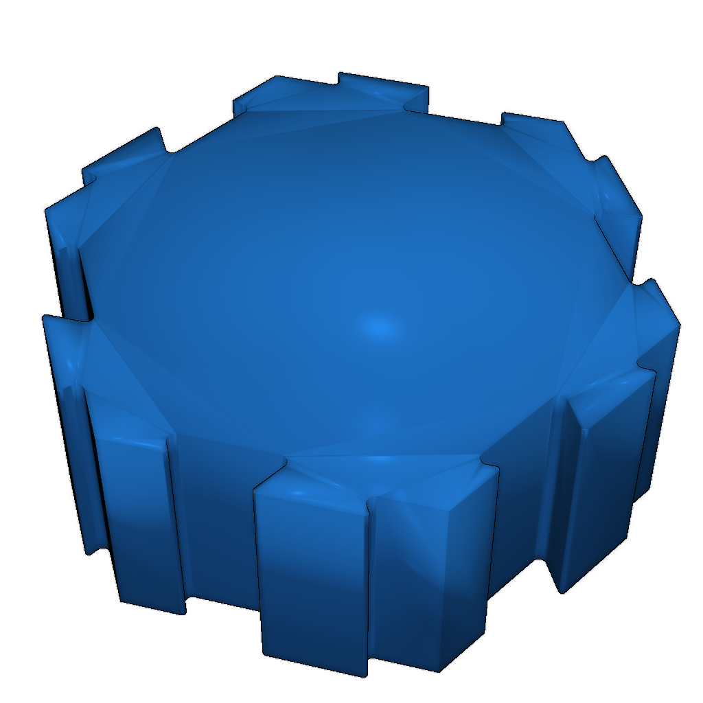 Открытые шестиугольные контейнеры