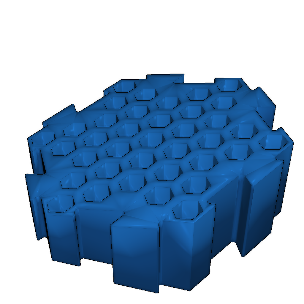 Открытые шестиугольные контейнеры