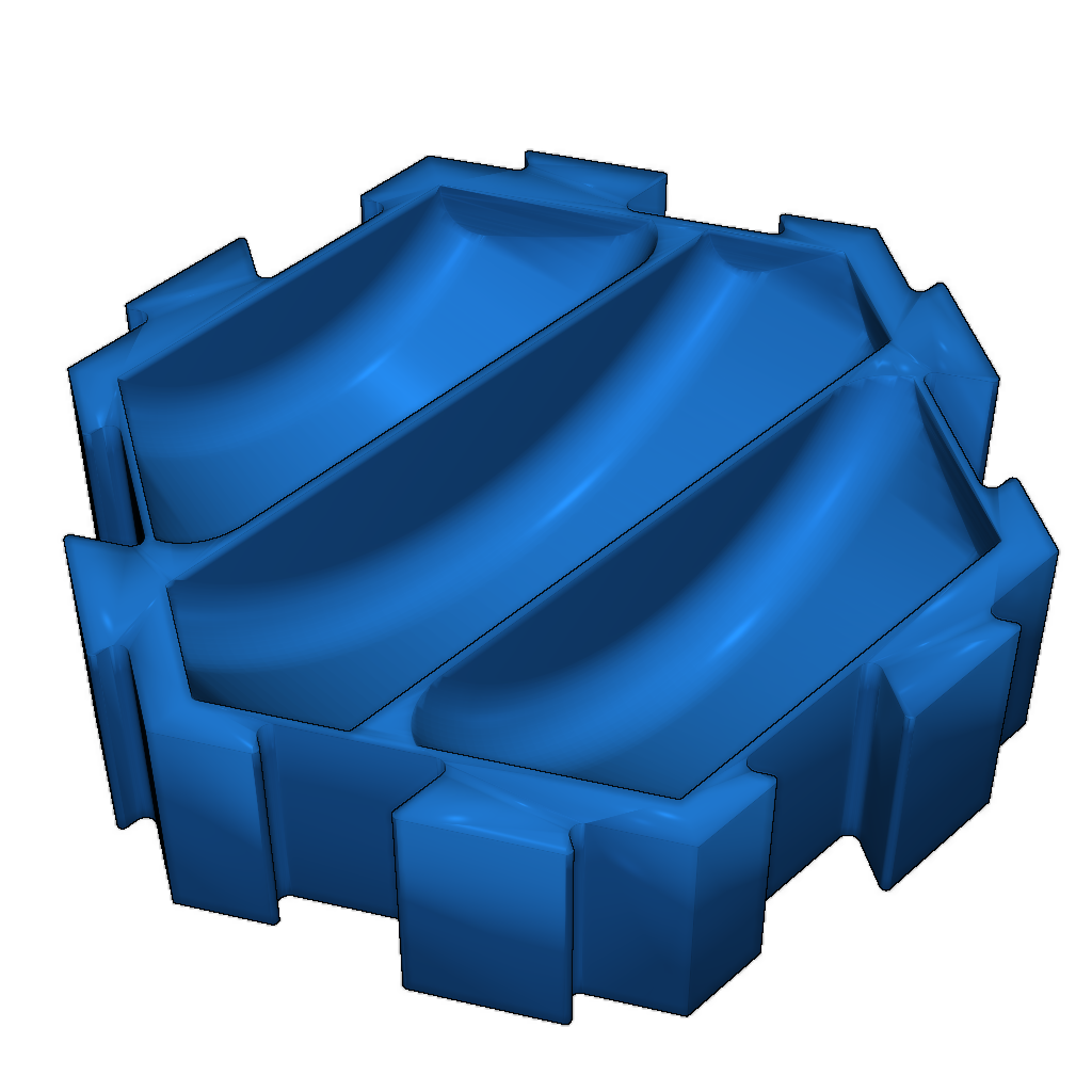 Открытые шестиугольные контейнеры