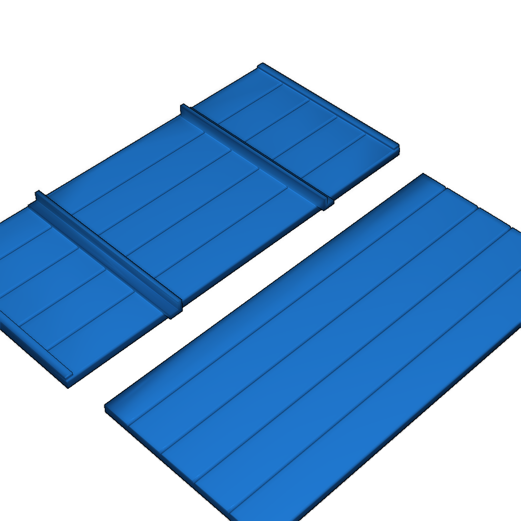 Плоский открытый вагон для 16мм садовой железной дороги