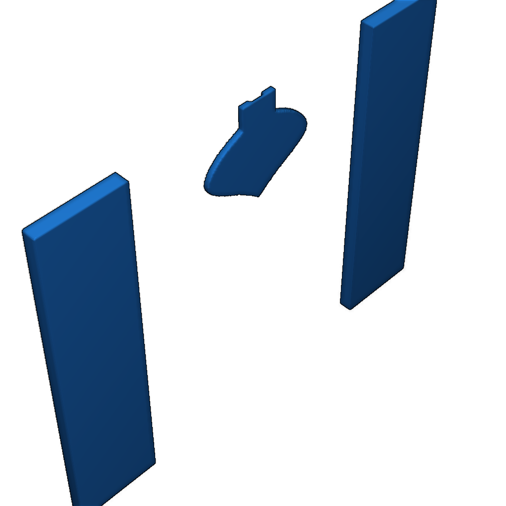 Открытый сундук с двойной экструзией