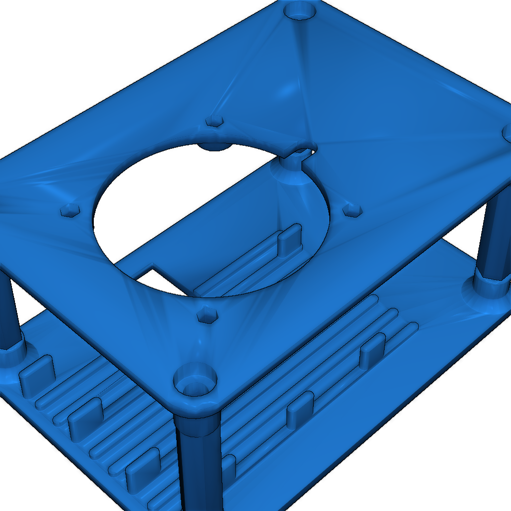 Конфигурируемый открытый корпус для Odroid XU4