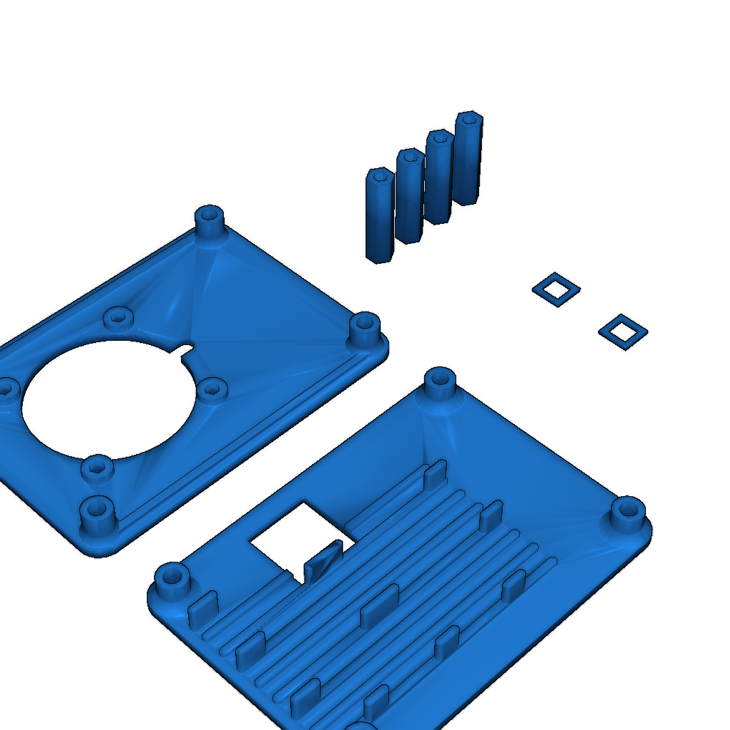 Конфигурируемый открытый корпус для Odroid XU4