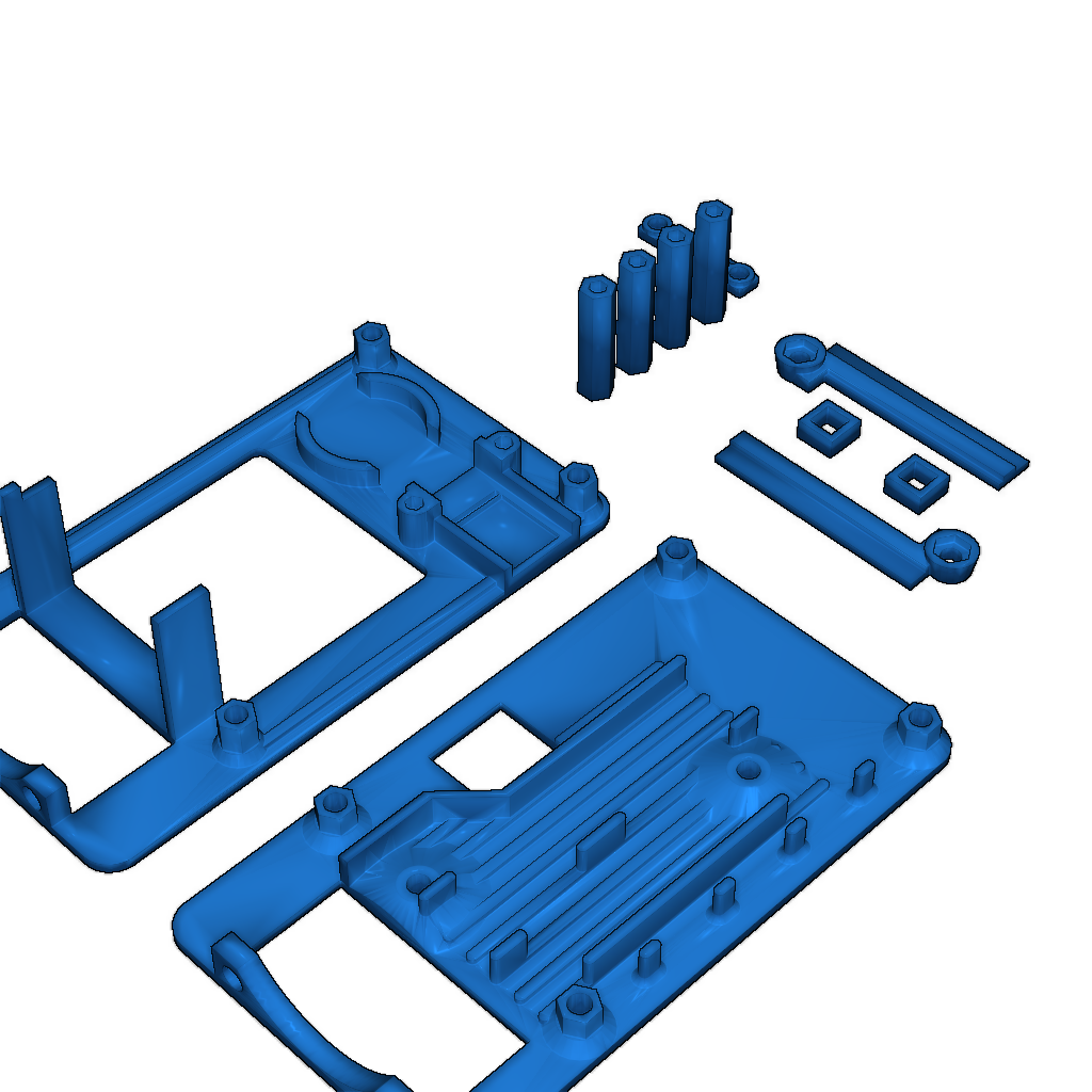 Конфигурируемый открытый корпус для Odroid XU4
