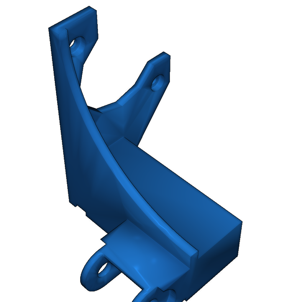 Крепления для оси X Anet A8 под открытый кабельный канал