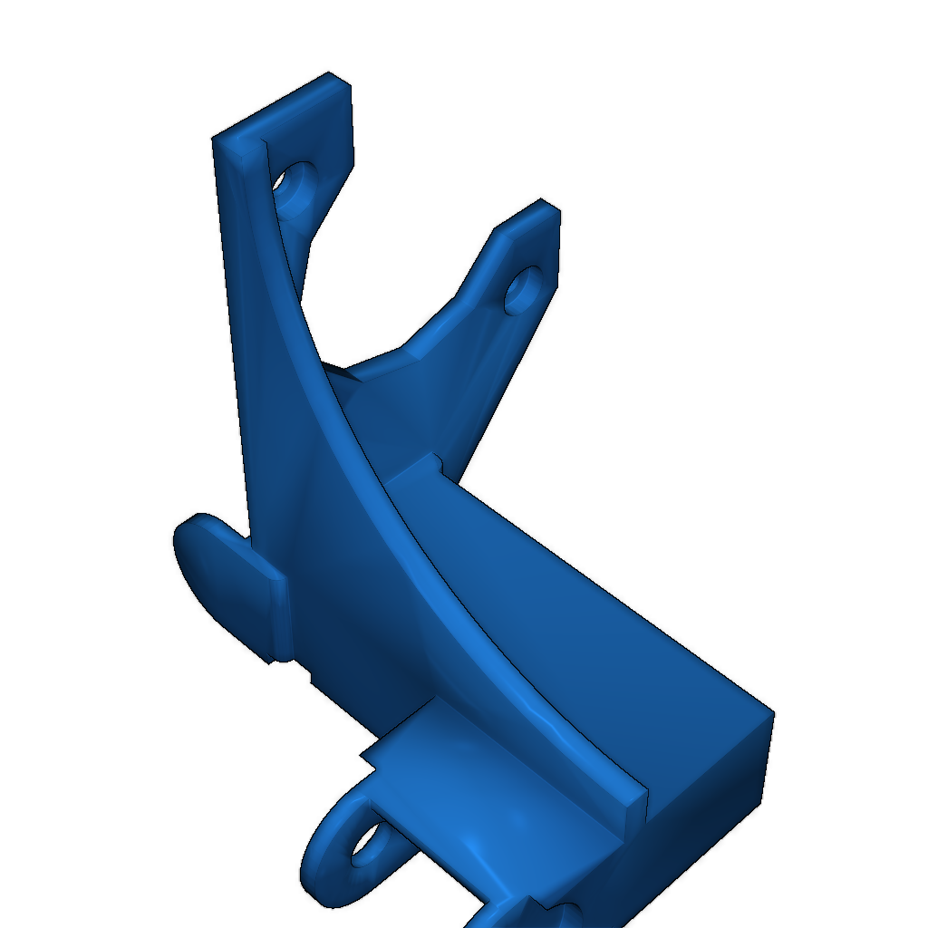 Крепления для оси X Anet A8 под открытый кабельный канал