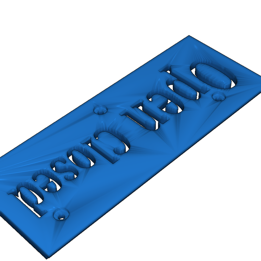 Знак 'Открыто/Закрыто' для клетки