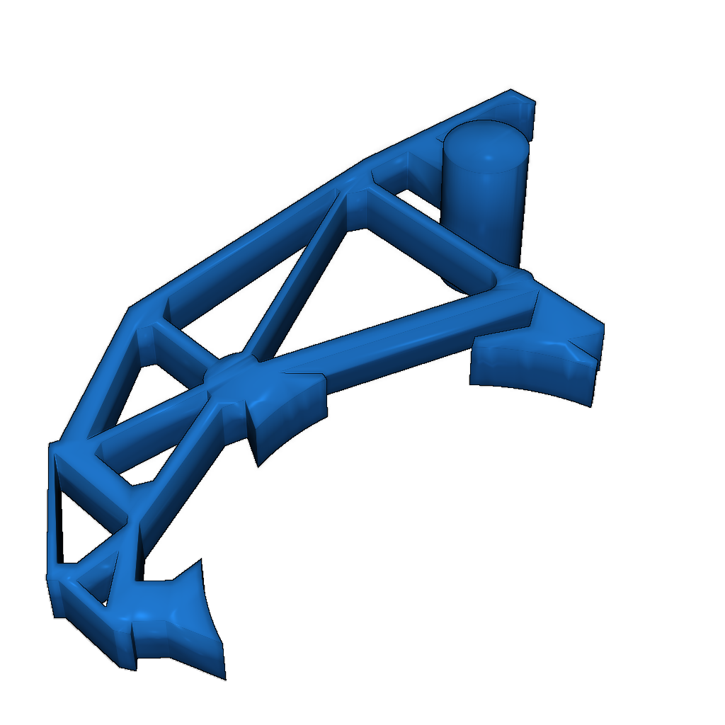 Falcon 9 Strongback с открытыми балками