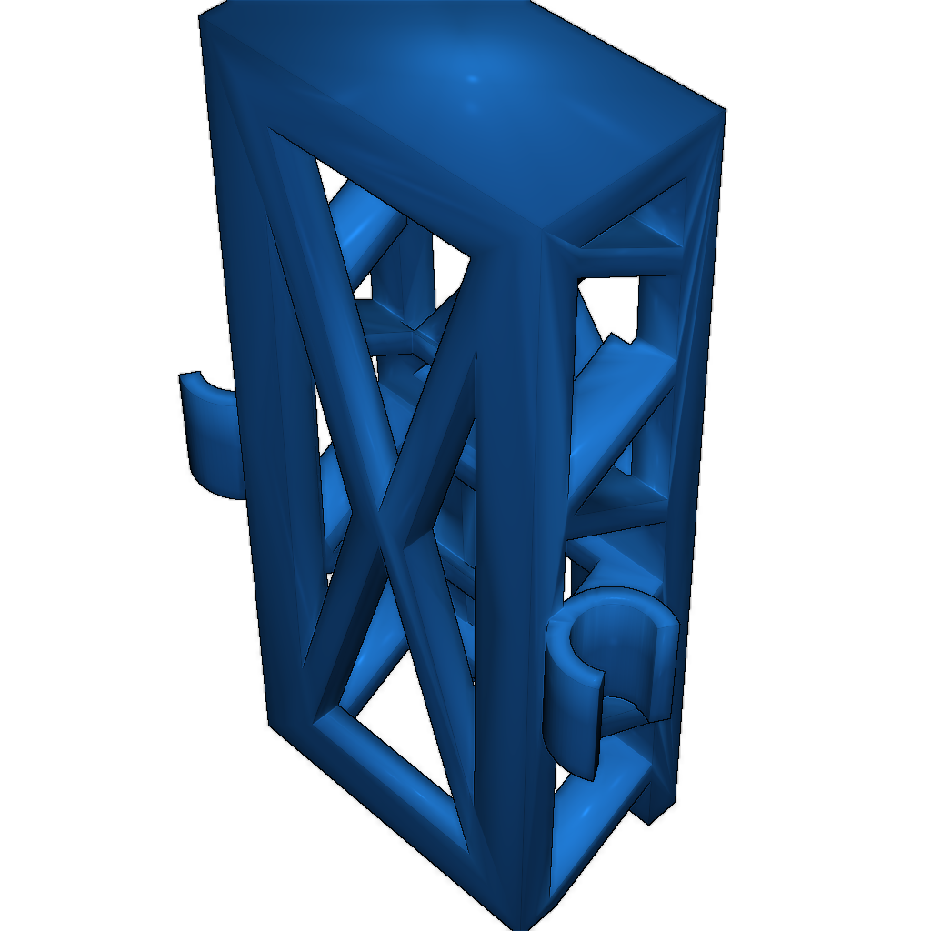 Falcon 9 Strongback с открытыми балками