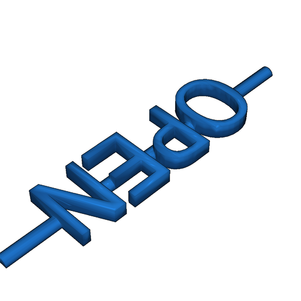 Знак 'Открыто' для витрины