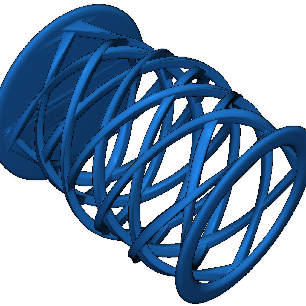 Спиральный контейнер с открытой сеткой