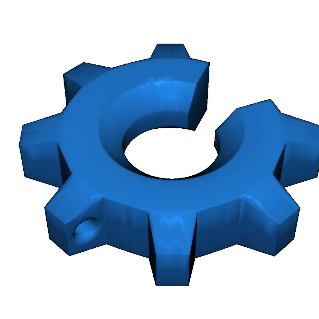 Подвеска в виде шестерни с открытым исходным кодом