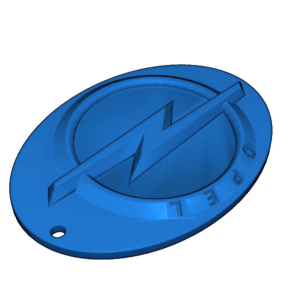 Логотип Opel в виде брелка