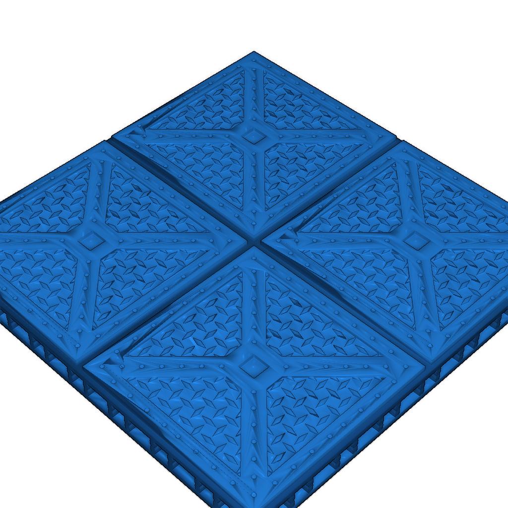 Плитка решетки Open Lock