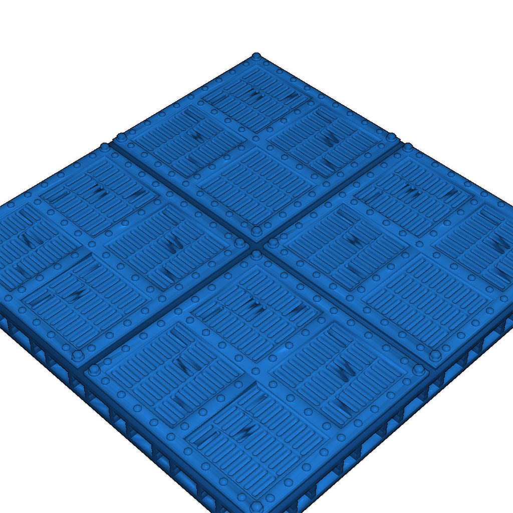 Плитка решетки Open Lock